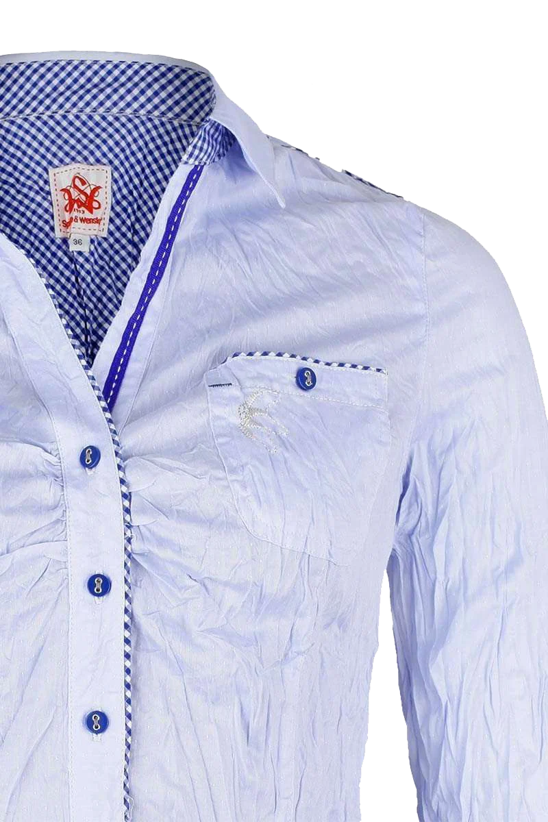Bluse Crash-Optik