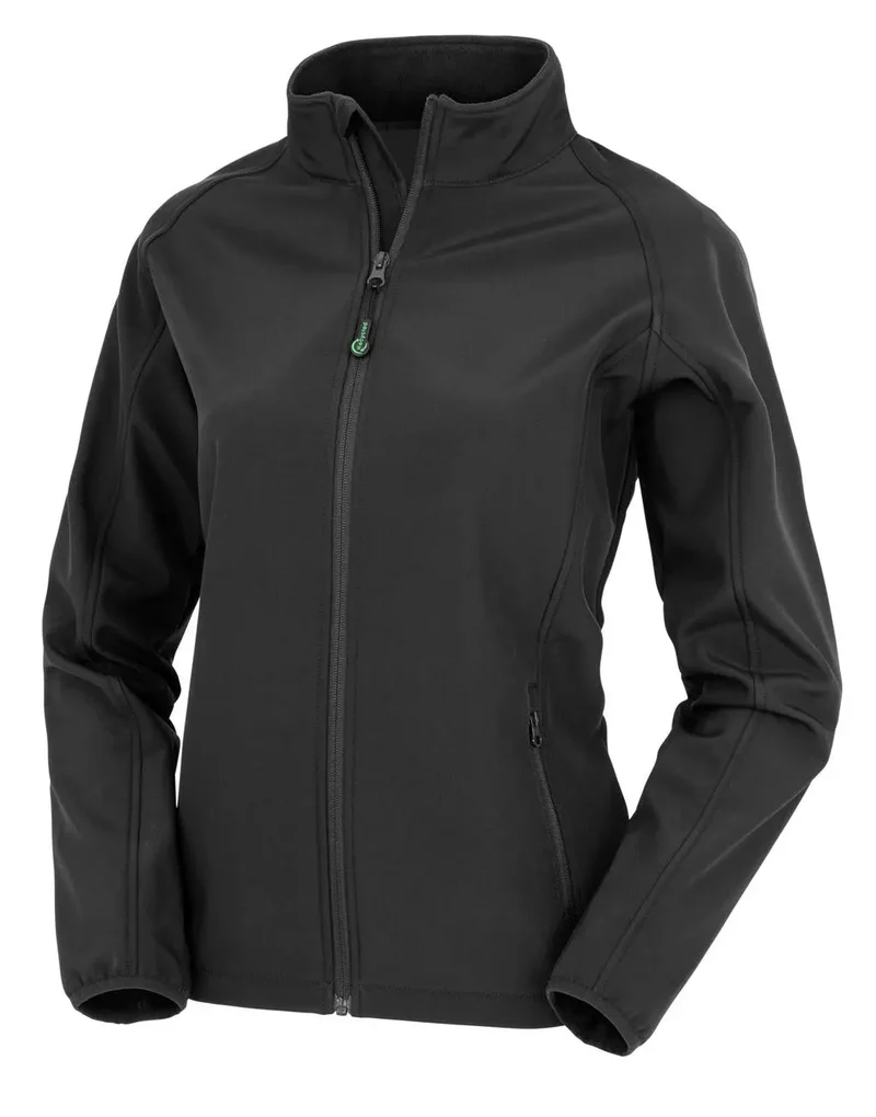 Damen 2-lagige Softshell-Jacke aus recyceltem Material mit Druckmöglichkeit