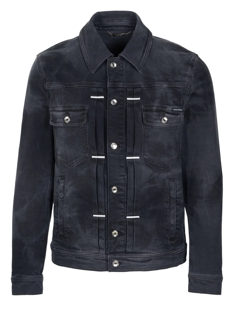 Dolce & Gabbana Jeansjacke schwarz