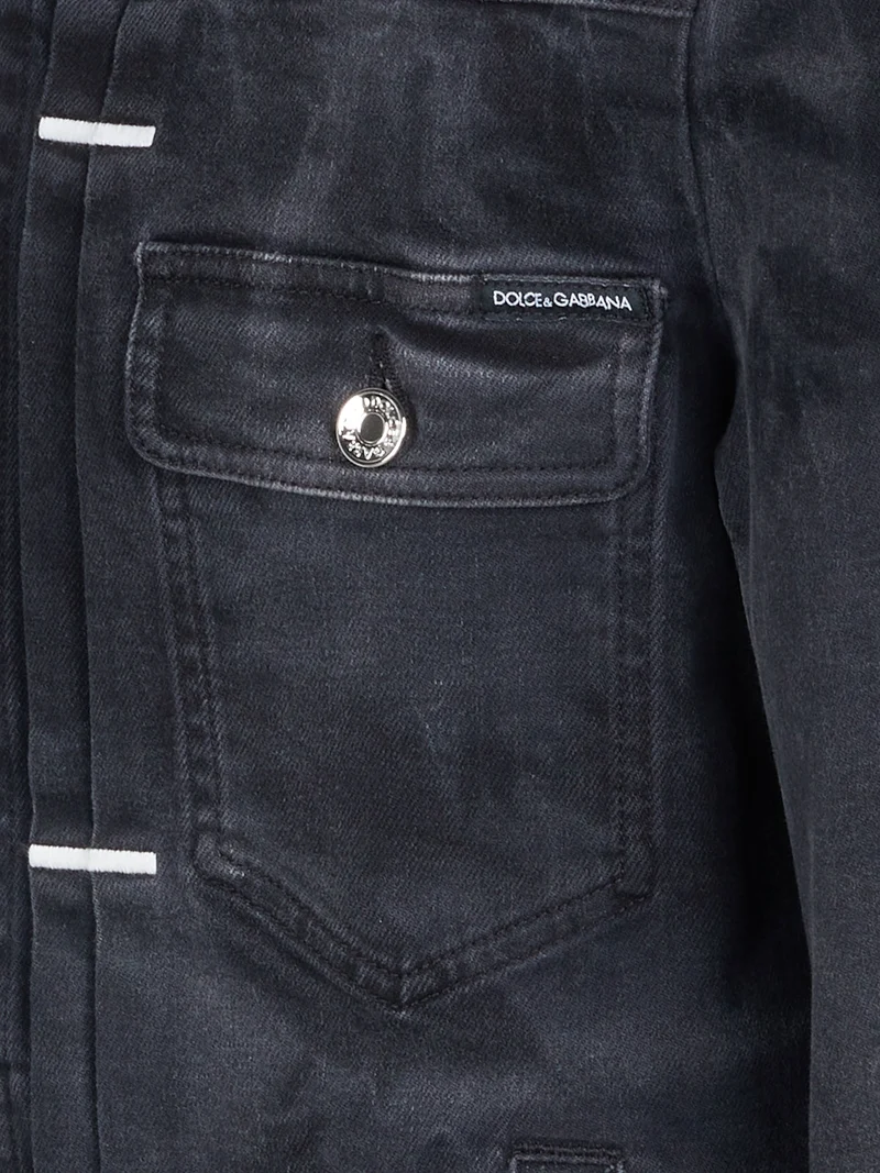Dolce & Gabbana Jeansjacke schwarz
