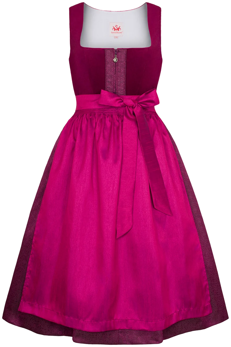 Samtdirndl Midi