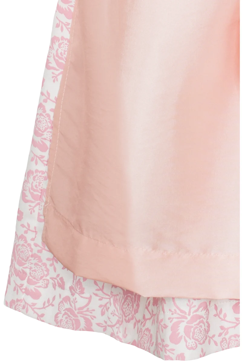 Kinder-Samtdirndl mit Bluse