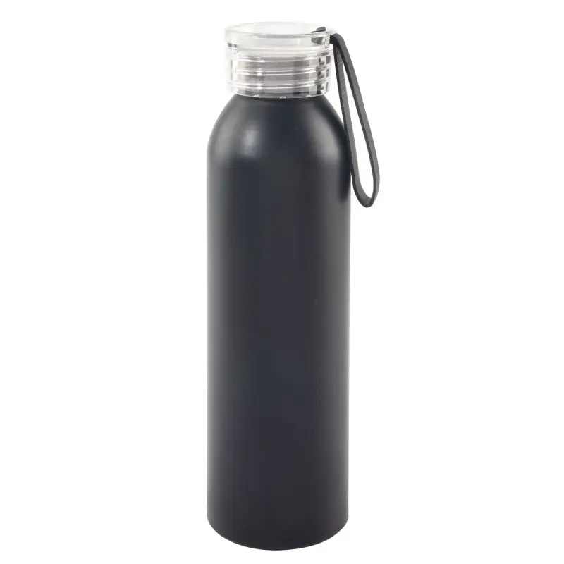 LOOPED Schwarze Aluminium Trinkflasche - Robust & Stylish, 500ml