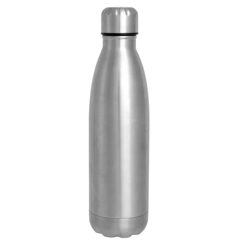 GOLDEN TASTE Vakuum-Isolierte Trinkflasche, Doppelwandig - Silber 500ml