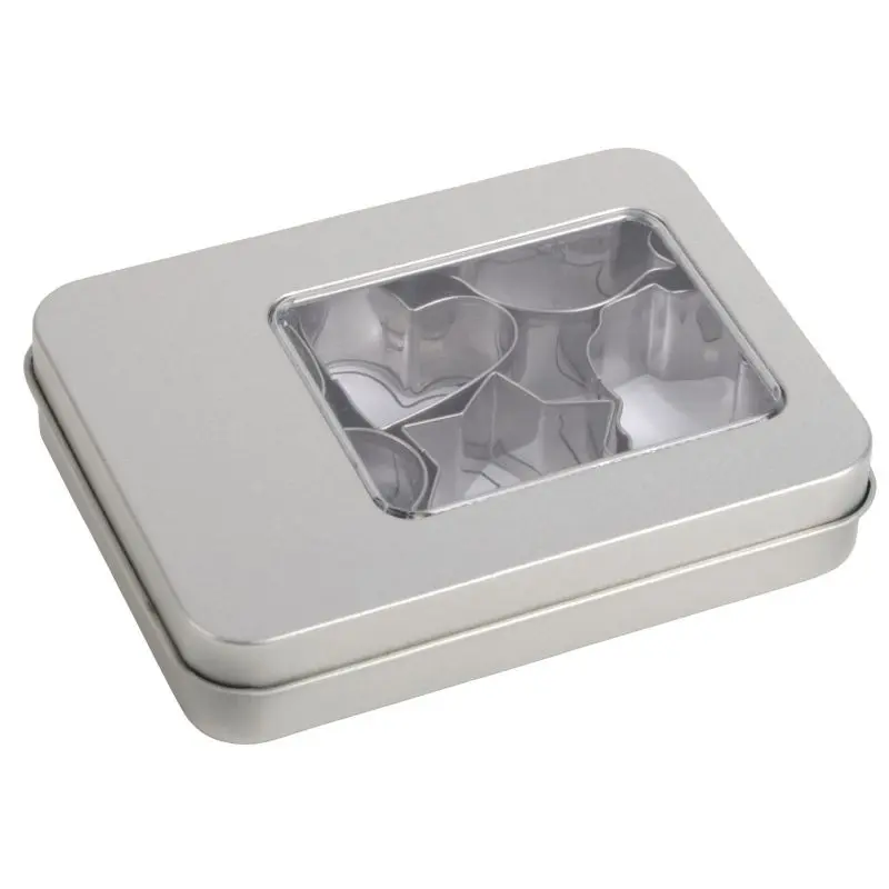 Praktisches Ausstechförmchen-Set: COOKIE BOX in Silber