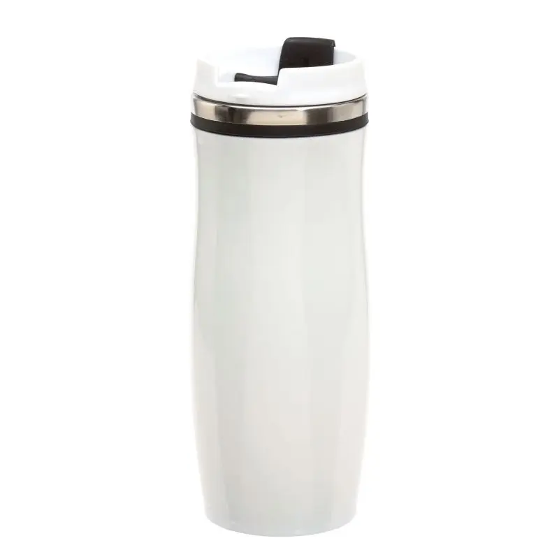 Isolierbecher CREMA 400 ml - Schwarz - Doppelwandiger Thermobecher - Langlebig und Stilvoll
