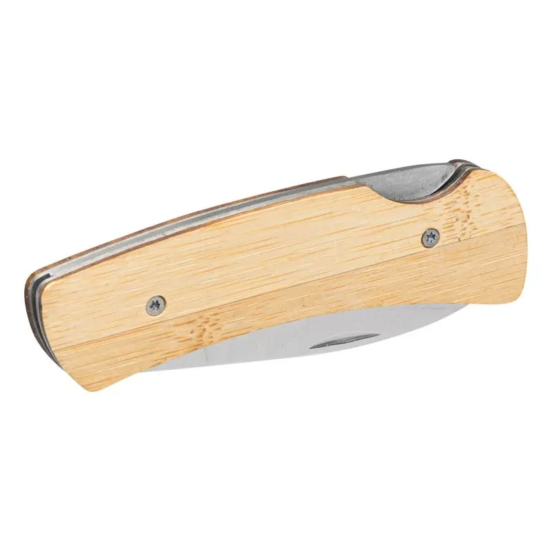 Taschenmesser BAMBOO BLADE - Braun Vielseitiges und stilvolles Klappmesser für Outdoor und Alltag