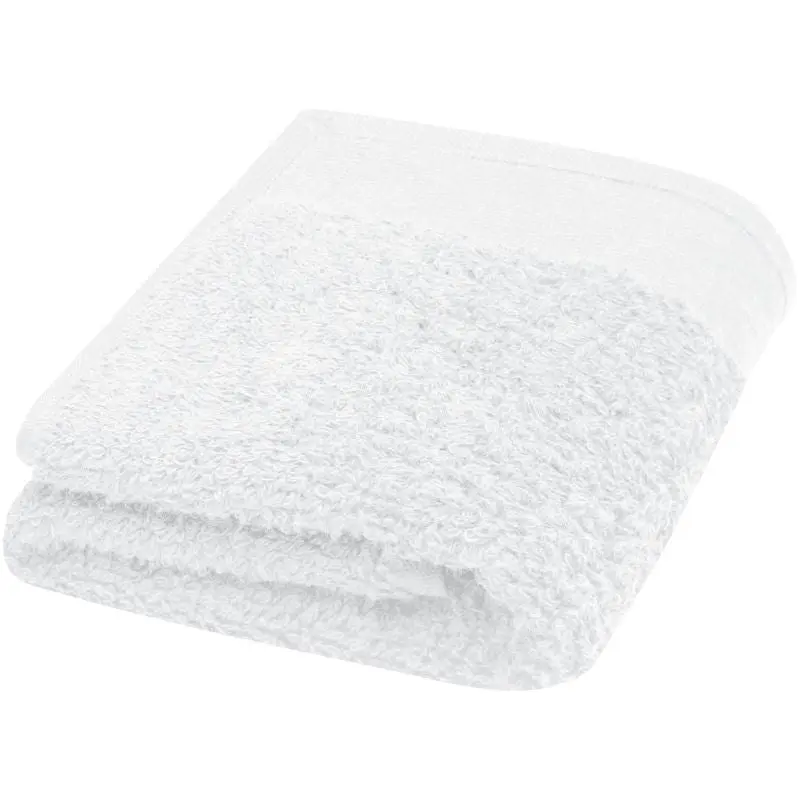 Chloe 550 g/m² Baumwollhandtuch 30 x 50 cm - Weiß – Weich, saugfähig und luxuriös