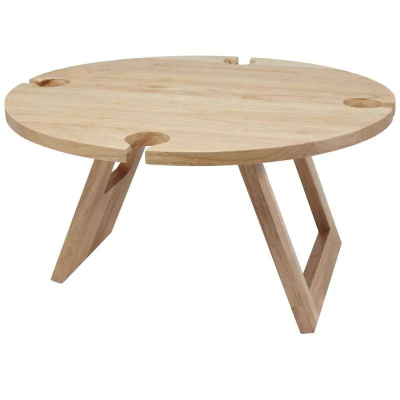 Klappbarer Picknicktisch Soll - Natural Look, Robust & Tragbar