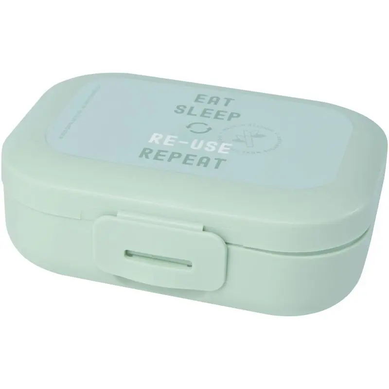 Amuse Plus Bio-Clip Snackbox - Sage Green, Eco-Friendly, Durable, Compact Food Container