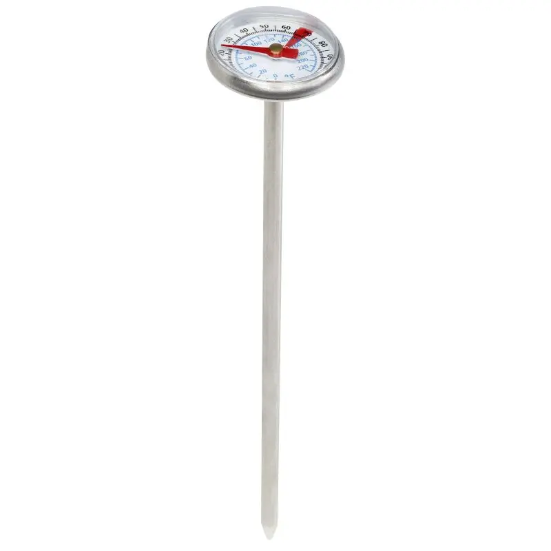 Met Grill-Thermometer – Präzises BBQ-Werkzeug in Silber