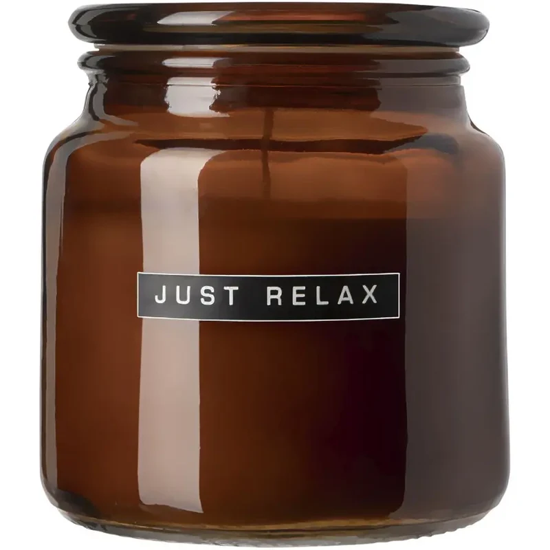 Wellmark Let's Get Cozy Duftkerze, Zedernholzaroma, 650 g - Bernsteinfarben