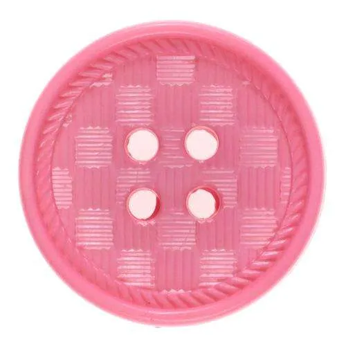 Knopf gemustert Rosa – Kunststoffknopf KROS-55