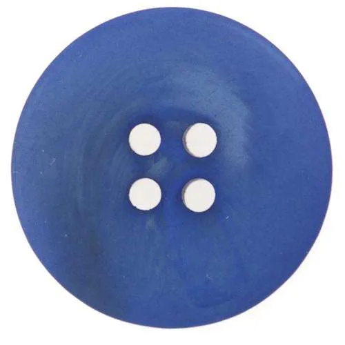 Knopf melierte Optik Blau – Kunststoffknopf KBL-47