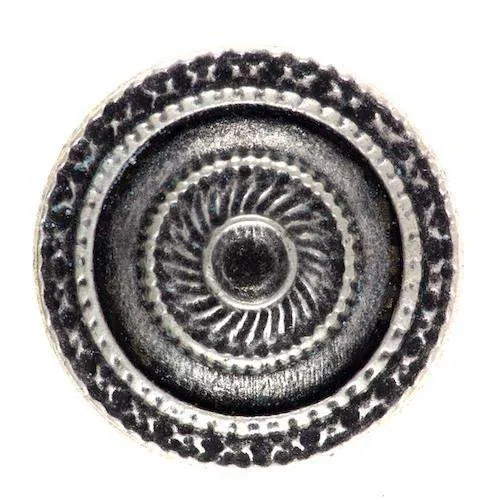 Trachtenknopf Muster Silber – Metallknopf TK-122