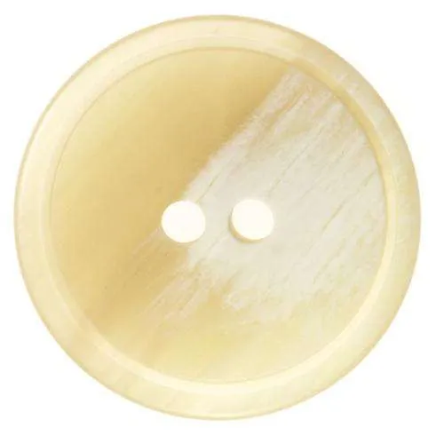Knopf Farbverlauf Creme/Natur – Kunststoffknopf KBG-112