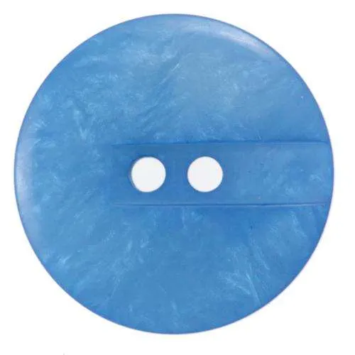 Knopf mit Maserung Blau – Kunststoffknopf KBL-22