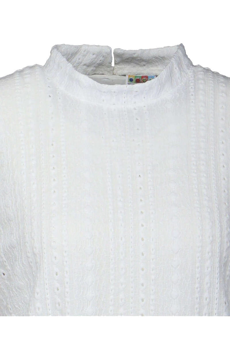 Damen Trachtenshirt mit Lochstickerei Stretch w