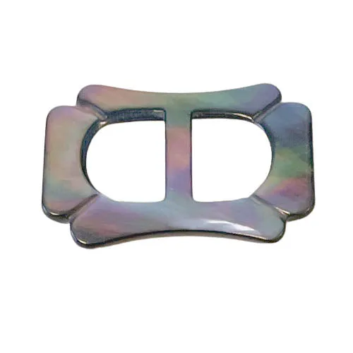Perlmuttschnalle Natur Grau 15 mm – S-PL-9-GRAU