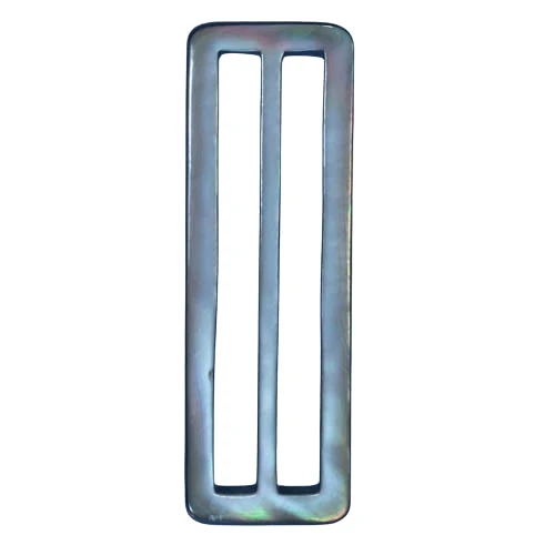 Perlmuttschnalle Natur Grau – S-PL-1-A-GRAU