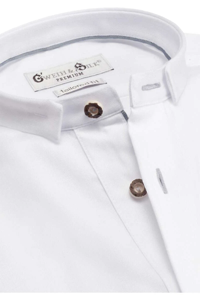 Stehkragen Trachtenhemd tailored fit