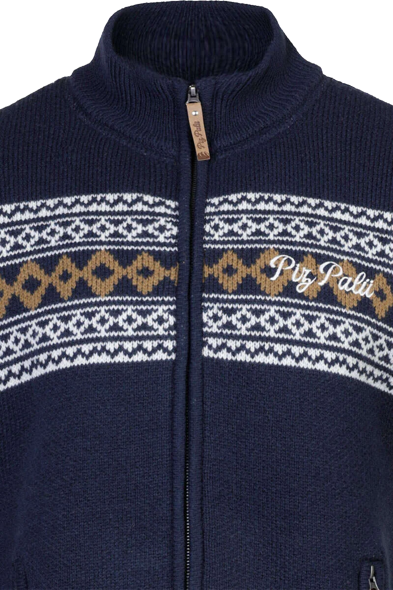 Herren Strickjacke mit Norwegermuster