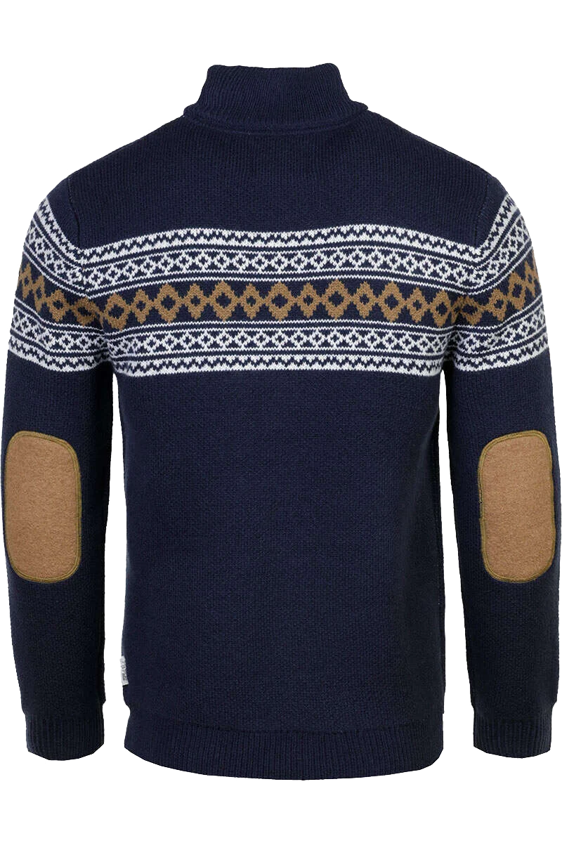 Herren Strickjacke mit Norwegermuster