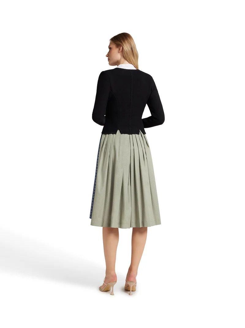 Klassische Strickjacke mit rundem Ausschnitt