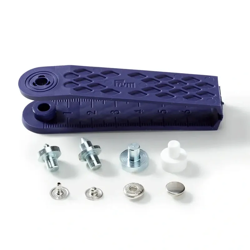 Druckknöpfe - Nähfrei mini 8 mm silber 10 Stk.