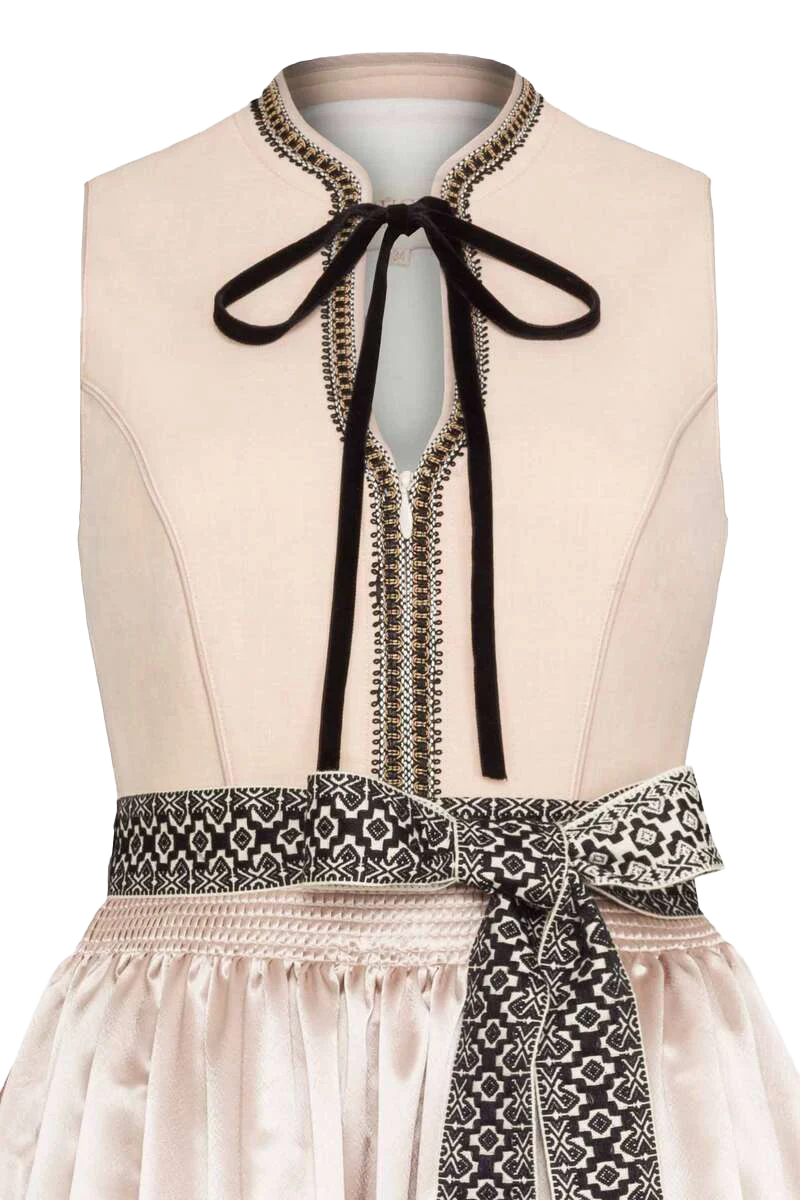 Hochgeschlossenes Dirndl Midi