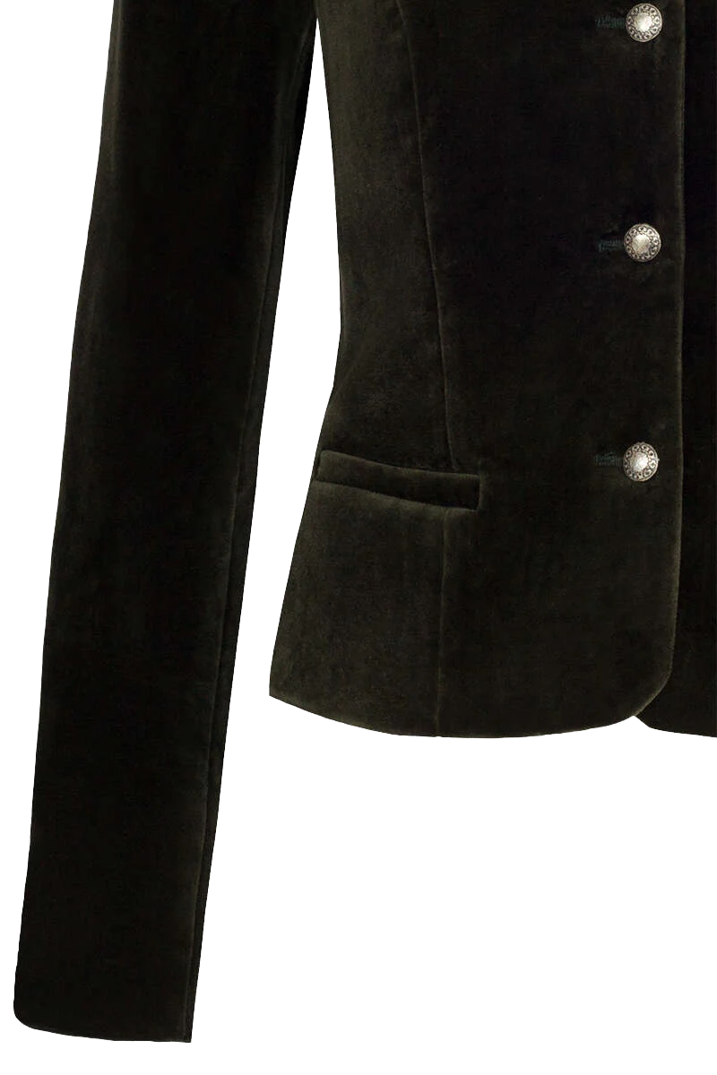 Samtblazer Stretch