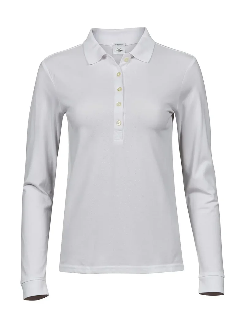 Damen Premium LS Stretch Polo