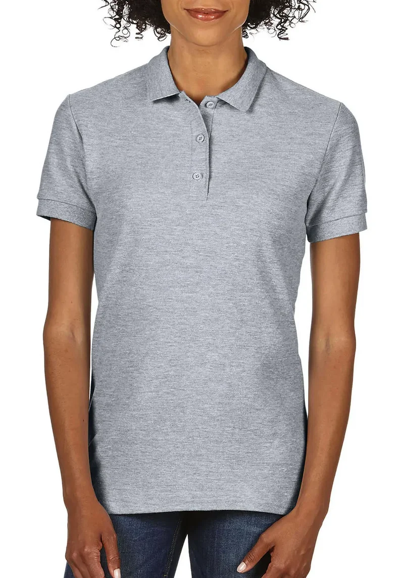 Premium Cotton Ladies` Double Piqué Polo