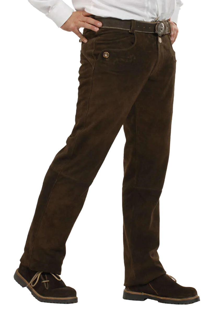 Herren Lederhose Lang
