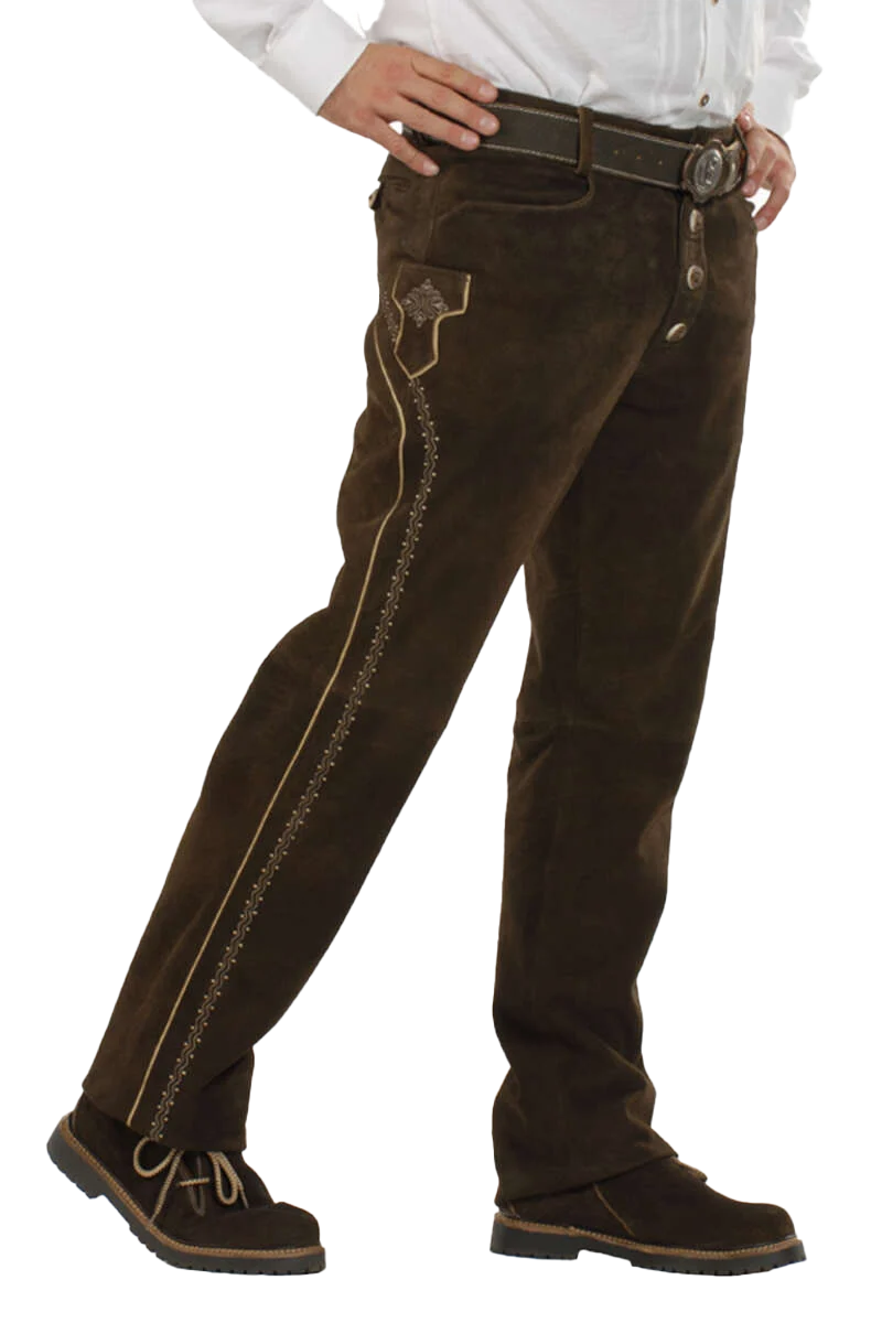 Herren Lederhose Lang