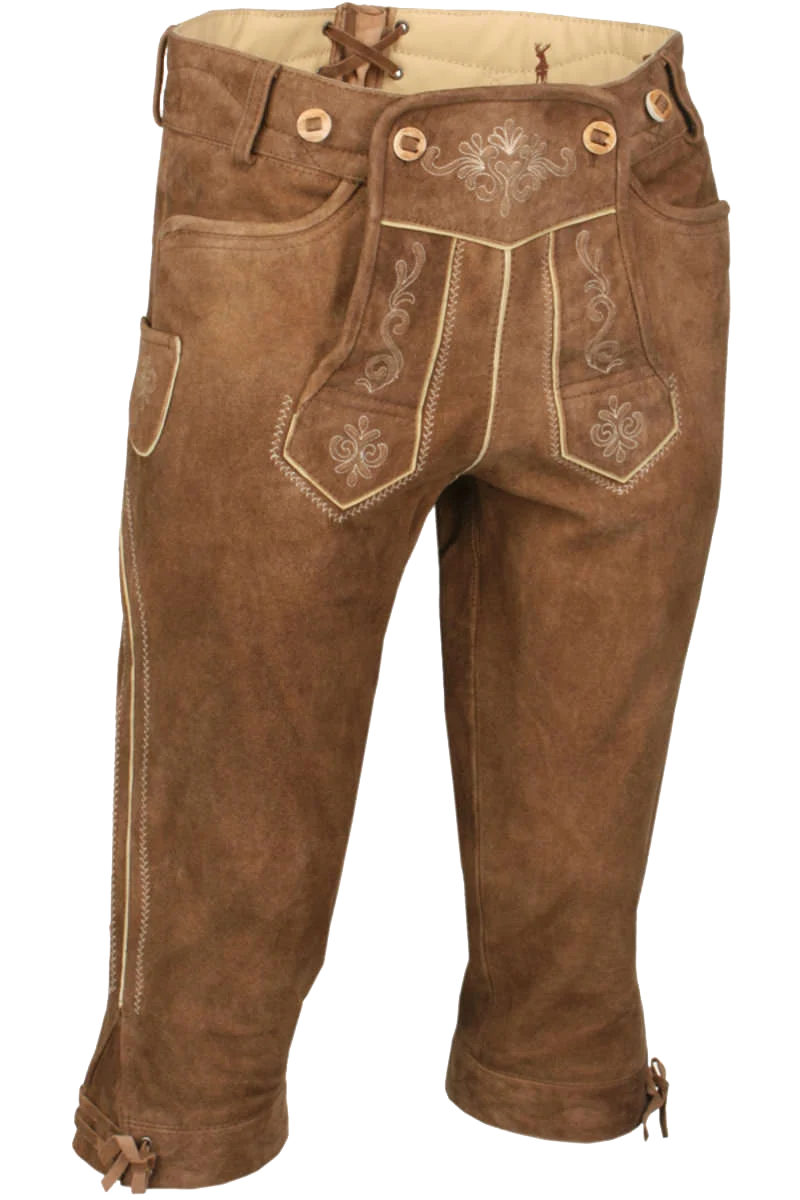Herren Lederhose Kniebund