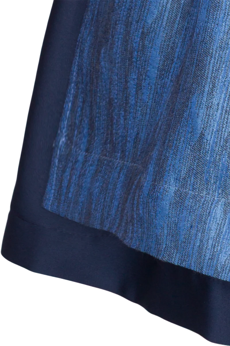 Kinder Samtdirndl mit Schürzenschließe - blau