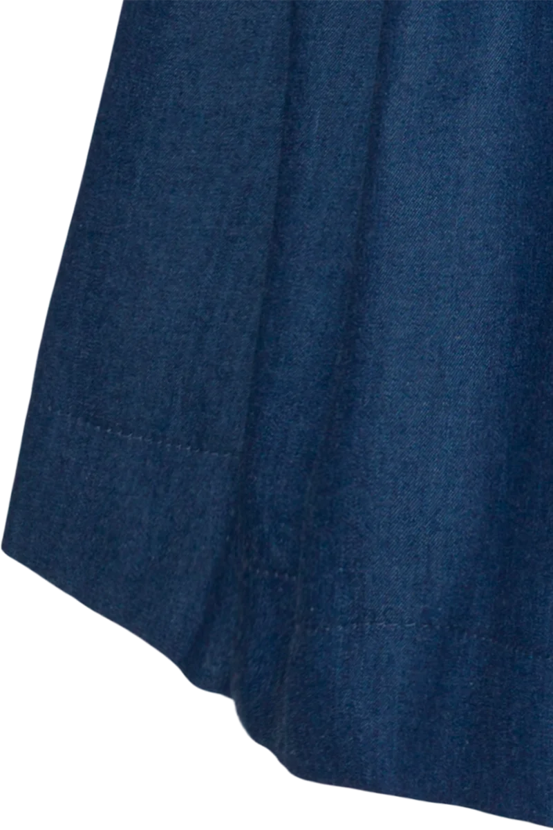 Kinderdirndl in Jeansoptik - blau