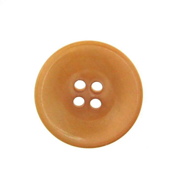 Hornimitatknopf Orange 4-Loch-Knopf – Hosenknopf HI-3