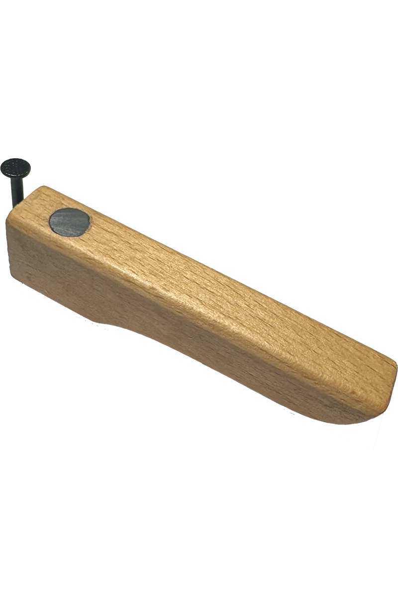 Flaschenöffner aus Holz mit Gravur - grias di