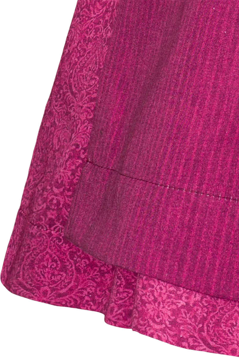 Mädchen Baumwolldirndl floral bedruckt mit Bluse - pink