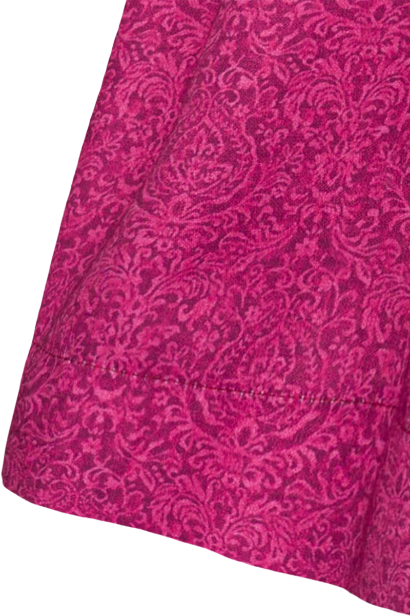 Mädchen Baumwolldirndl floral bedruckt mit Bluse - pink