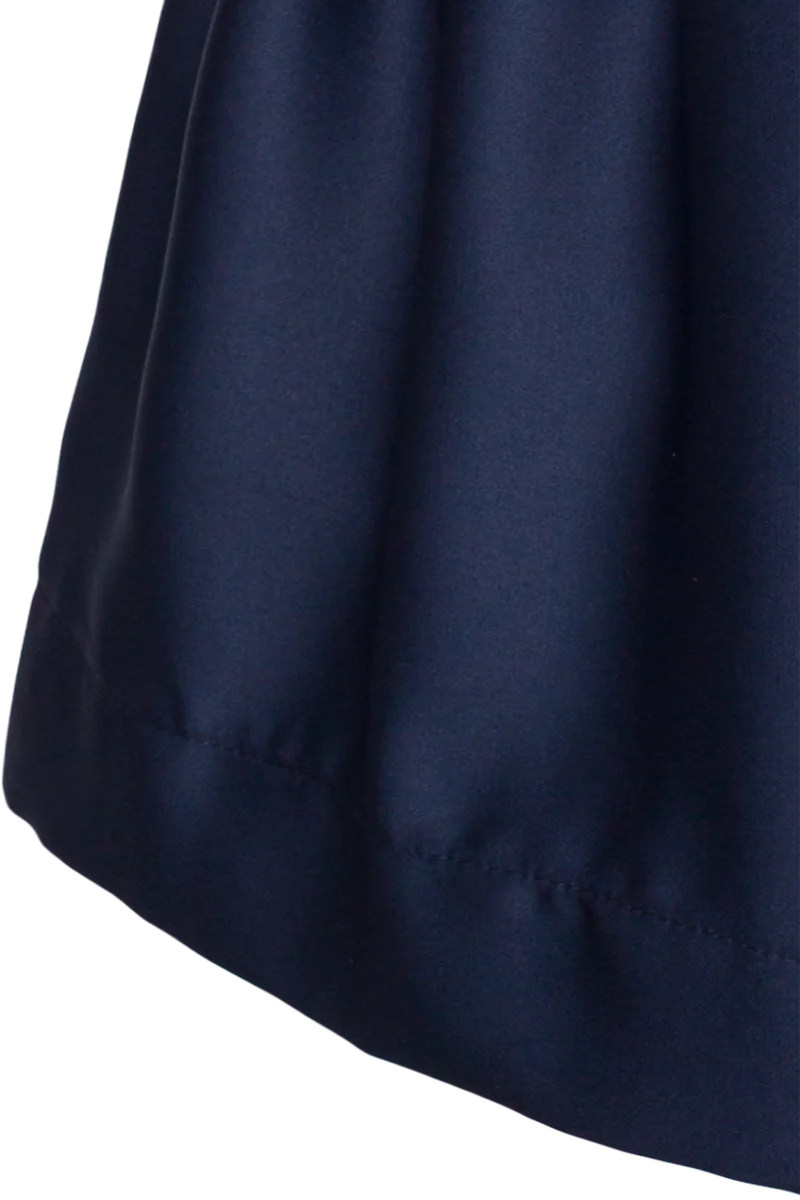 Mädchen Kinderdirndl mit Samtoberteil - blau