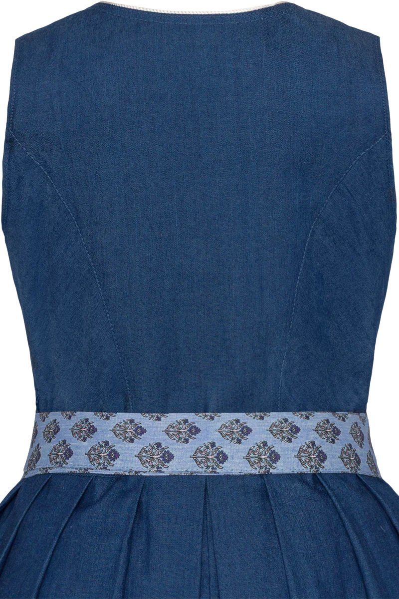 Kinder Baumwolldirndl im Jeanslook - blau