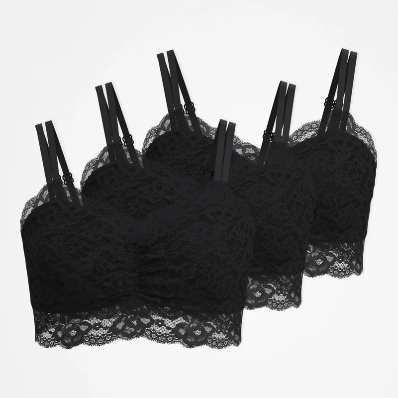 Spitzen-BH Plus Size | Schwarz