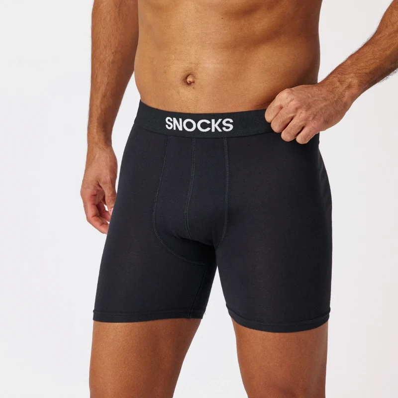 Lange Boxershorts | Dunkelblau