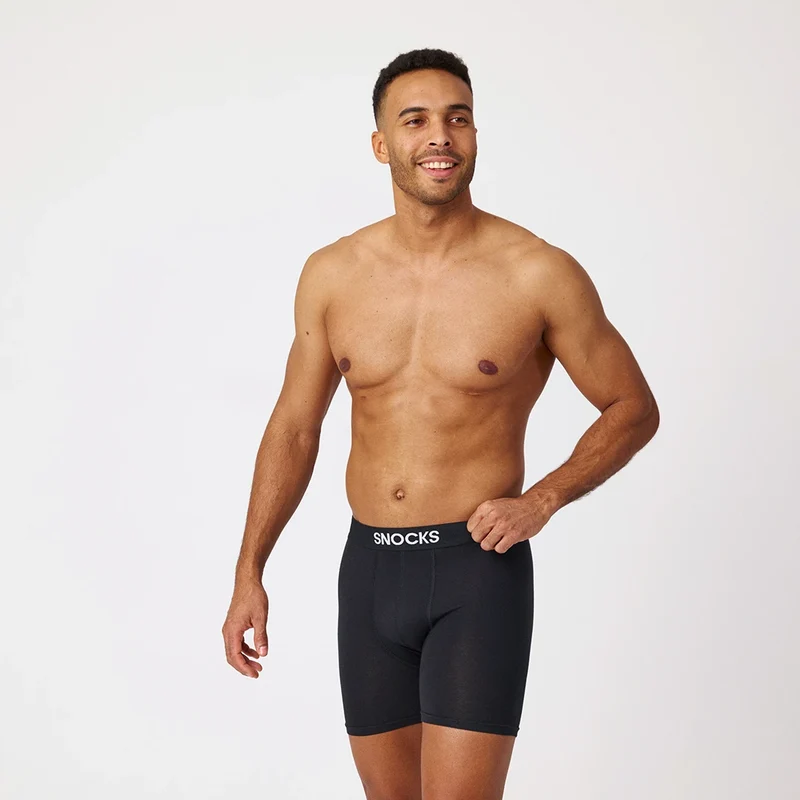 Lange Boxershorts | Dunkelblau