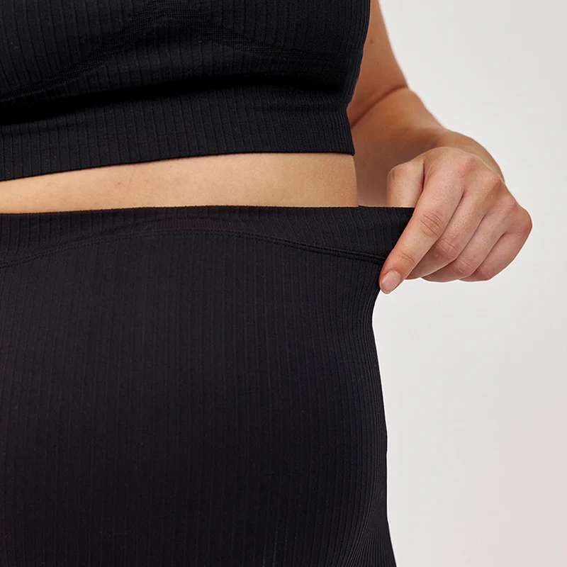 Umstandsleggings Seamless | Dunkelrot