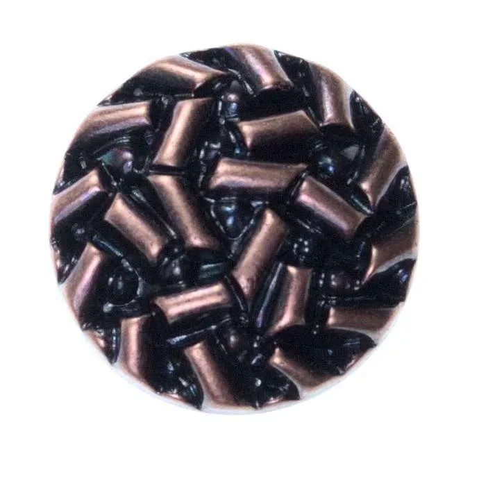 Knöpfe in Knoten Optik Kupfer KSI-1 | knopftruhe