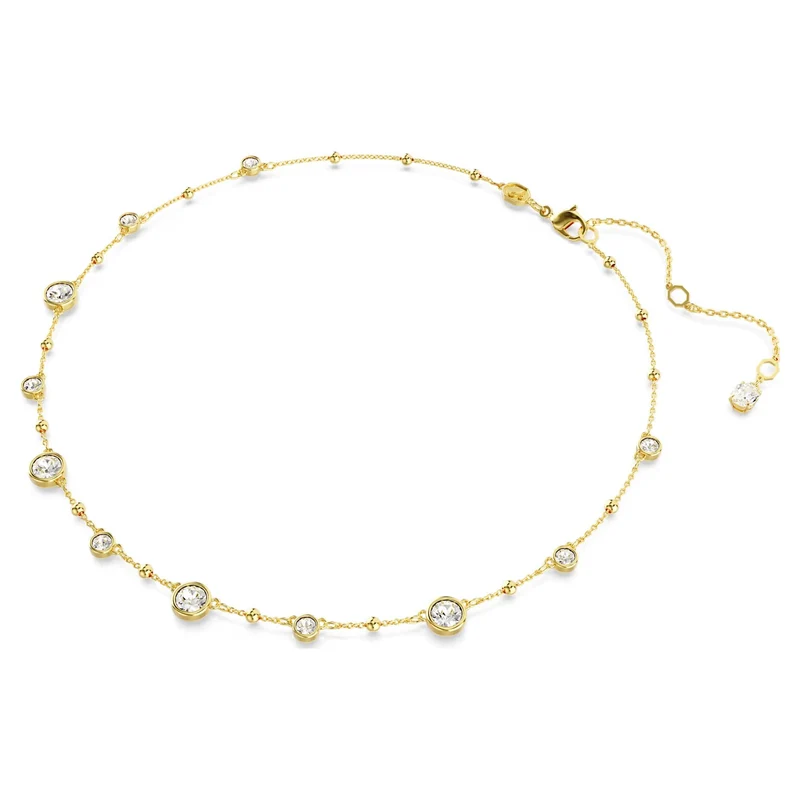Swarovski Halskette Damen Imber all around weiß goldfarben 5680090
